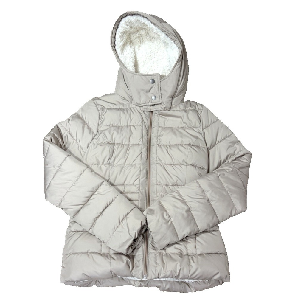 Hollister Puffer Jacket   Small Sherpa Lined Hooded Winter Snow Coat